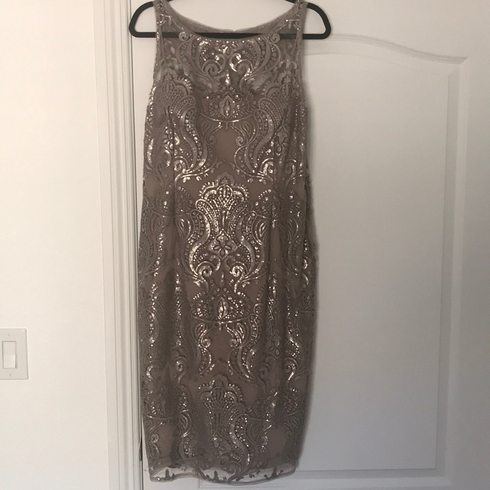 Lace sequins dress